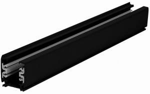 Czarny szynoprzewód natynkowy 2m 3-fazowy Light Prestige LP-571/2M-3F BK