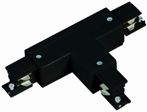 Czarny łącznik T do szynoprzewodów natynkowych 3-fazowych Light Prestige LP-553/3F BK