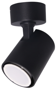 Lampa sufitowa ścienna punktowa spot regulowany Light Prestige LP-731/1W BK Snow GU10 10cm x 6cm czarny