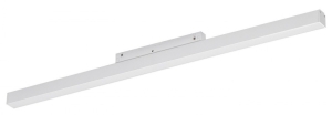 Biały podłużny mleczny reflektor na szynoprzewód magnetyczny Alfa Azzardo AZ4849 Milky LED 20W 3000-6000K 60cm 120stopni Bluetooth