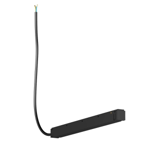 Czarny zasilacz magnetyczny do płytkich szynoprzewodów natynkowych Yaskr TLV-A06-150L 150W 48V