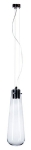 Lampa wisząca z długim smukłym szklanym kloszem 4Concepts Z102011000 Andromeda S GU10 352cm x 16cm