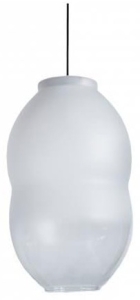 Lampa wisząca z białym szklanym kloszem 4Concepts Z212112000 Miranda E27 34cm x 258cm