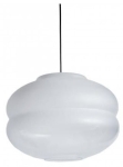Lampa wisząca z białym szklanym kloszem 4Concepts Z214112000 Miranda Fog Wide E27 45cm x 232cm