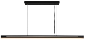 Lampa Wisząca Listwa 115cm Nordlux 2113003003 Skylar LED 25W 3000K ściemniacz 205cm czarny