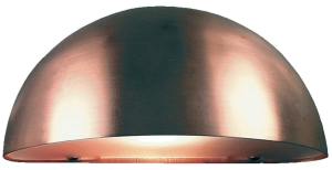 Zewnętrzna lampa ścienna kinkiet na elewację Nordlux 21651030 Scorpius E14 IP33 20cm x 10cm miedź