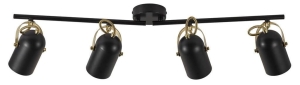 Lampa sufitowa regulowana Nordlux 50130103 Lotus 4xE14 78cm x 20cm czarny
