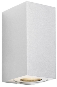Lampa ścienna zewnętrzna kinkiet ogrodowy Nordlux 49731001 Canto Maxi Kubi 2 IP44 2xGU10 8,5cm x 17cm biały