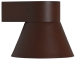 Rdzawa zewnętrzna lampa ścienna kinkiet elewacyjny Nordlux 2318071009 Kyklop GU10 IP54