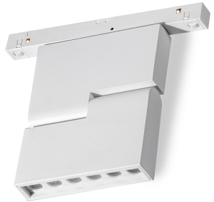 Biały reflektor na szynę magnetyczną Azzardo Aldo AZ4622 12W 3000K 30stopni