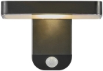 Zewnętrzna lampa ścienna solarna Nordlux 2118161003 Rica Square LED 5W 3000K IP44 czujnik ruchu zmierzchu 12x18cm Czarny