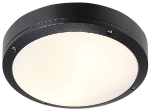 Lampa Sufitowa okrągły plafon Nordlux 77646003 Desi 28 2xE27 IP44 7,5x27,5cm czarny