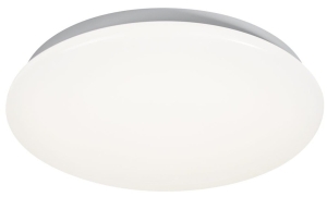 Biały okrągły plafon lampa sufitowa Nordlux 2210486101 Montone LED 13W 4000K IP44 32cm czujnik ruchu