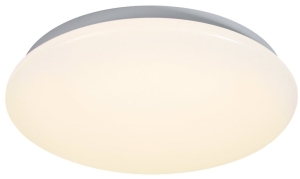 Biały okrągły plafon lampa sufitowa Nordlux 2210476101 Montone LED 13W 3000K IP44 32cm czujnik ruchu