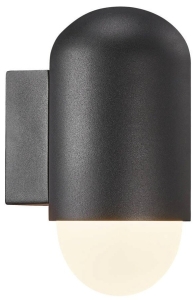 Zewnętrzna lampa ścienna kinkiet na elewację Nordlux 2118211003 Heka E27 IP54 10x21cm czarny