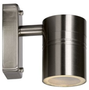 Satynowy kinkiet ogrodowy Lucide 14867/05/12 Arne GU10 IP44