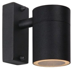 Czarny kinkiet ogrodowy Lucide 14867/05/30 Arne GU10 IP44