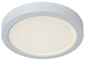 Biały mały okrągły plafon sufitowy Lucide 07105/18/31 Tendo LED 18W 3000K 22cm