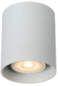 Biała lampa sufitowa tuba punktowa spot Lucide 09100/01/31 Bodi GU10 9,5cm x 8cm