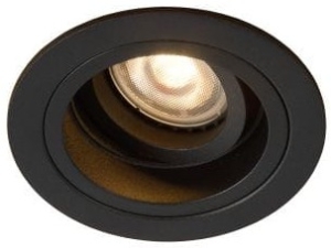 Lampa Wpuszczana Podtynkowa Oczko Regulowana Lucide 22958/01/30 Embed GU10 IP20 3,7cm x 9,1cm czarny