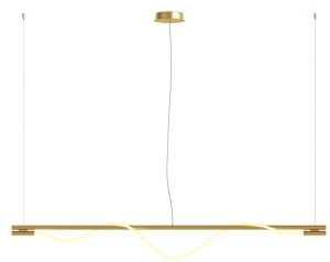 Lampa Wisząca Listwa 180cm Maytoni MOD166PL-L20G3K Tau LED 21W 910LM 3000K złoty