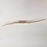 Piaskowa lampa sufitowa dwie listwy ledowe Vivida International 0097.20.SA WN Hyperbola LED 40W 3000K-4000K 120cm