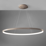 Lampa wisząca piaskowa obręcz 120cm ściemnialna Vivida International 0095.32.SA DIM WN Lifering-O LED 80W 3000K-4000K