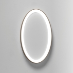 Piaskowy okrągły płaski ściemnialny plafon sufitowy Vivida International 0095.20.SA DIM WN Lifering-O LED 40W 3000K 60cm