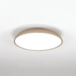 Okrągły piaskowy ściemnialny plafon o średnicy 45cm Vivida International 0096.21.SA DIM WN Pinco LED 40W 3000K-4000K