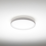 Biały płaski okrągły plafon sufitowy Vivida International 0104.20.BI WN Atena LED 36W 3000K-4000K 40cm