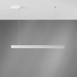 Biała lampa wisząca listwa ledowa 105cm Vivida International 0100.30.BI WN Segment LED 28+8W 2700-3000-4000K