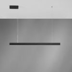 Czarna lampa wisząca listwa ledowa 105cm Vivida International 0100.30.NE WN Segment LED 28+8W 2700-3000-4000K