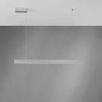 W kolorze tytanowym lampa wisząca listwa ledowa 105cm Vivida International 0100.30.TI WN Segment LED 28+8W 2700-3000-4000K