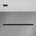 Czarna lampa wisząca listwa ledowa 125cm Vivida International 0100.31.NE WN Segment LED 30+10W 2700-3000-4000K