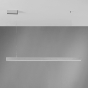 W kolorze tytanowym lampa wisząca listwa ledowa 125cm Vivida International 0100.31.TI WN Segment LED 30+10W 2700-3000-4000K