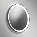 W kolorze brązu okrągłe lustro z dotykowym włącznikiem i podświetleniem Vivida International 0098.61.BZ Lifering-R LED 25W 3000K 58cm