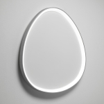 W kolorze tytanowym zaoblony plafon ledowy Vivida International 0083.22.TI DIM WN Lifering-P LED 60W 3000K-4000K 80,6cm