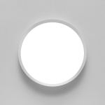 Biały okrągły płaski plafon sufitowy ledowy ściemnialny Vivida International 0105.21.BI DIM WN Hera LED 50W 3000-4000K 60cm