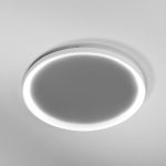 Biały okrągły wklęsły ledowy plafon sufitowy ściemnialny Vivida International 0098.22.BI DIM WN Lifering-R LED 80W 3000K-4000K 78cm