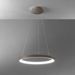 Lampa wisząca piaskowa obręcz ściemniana Vivida International 0098.30.SA DIM WN Lifering-R LED 60W 3000-4000K 58cm