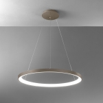 Lampa wisząca piaskowa obręcz ściemniana Vivida International 0098.31.SA DIM WN Lifering-R LED 80W 3000-4000K 78cm