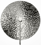 Nowoczesny okrągły chromowany kinkiet lampa ścienna Maytoni MOD305WL-01CH Mare G9 40cm