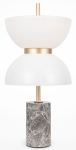 Lampa stołowa z marmurową podstawą i szkalnym kloszem Maytoni MOD178TL-L11GR3K Kyoto LED 11W 3000K 46cm
