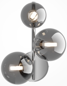Lampa ścienna Kinkiet Szklane Kule Maytoni MOD545WL-03CH Dallas 3xG9 24x20x15cm chrom