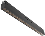 Czarny reflektor diodowy 43cm na szynę magnetyczną Exility Maytoni TR031-4-24WTW-DD-B Points LED 24W 3000K-6000K 36stopni Dali