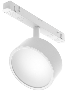 Biały płaski reflektor na szynę magnetyczną Exility Maytoni TR040-4-18W3K-DS-W Rado LED 18W 3000K-6000K 120stopni Bluetooth