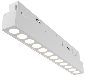 Biały reflektor diodowy 32,7cm na szynę magnetyczną Exility Maytoni TR031-4-18WTW-DD-W Points LED 18W 3000K-6000K 36stopni Dali
