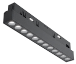 Czarny reflektor diodowy 22cm na szynę magnetyczną Exility Maytoni TR031-4-12WTW-DD-B Points LED 12W 3000K-6000K 36stopni Dali