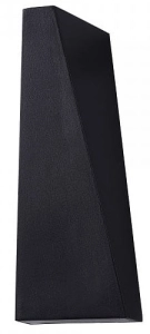 Zewnętrzna lampa ścienna góra dół Maytoni O580WL-L6B Times Square LED 6W 3000K IP54 20cm x 9cm czarny