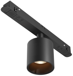 Czarny reflektor tubka na szynę magnetyczną Exility Maytoni TR132-4-7W-DS-B Alfa S LED 7W 3000K-6000K 50stopni Bluetooth